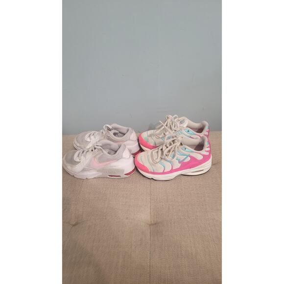 Lot of 2 Pairs Kids Nike Sneakers Size 11C – Air Max & Running Shoes - Picture 1 of 6